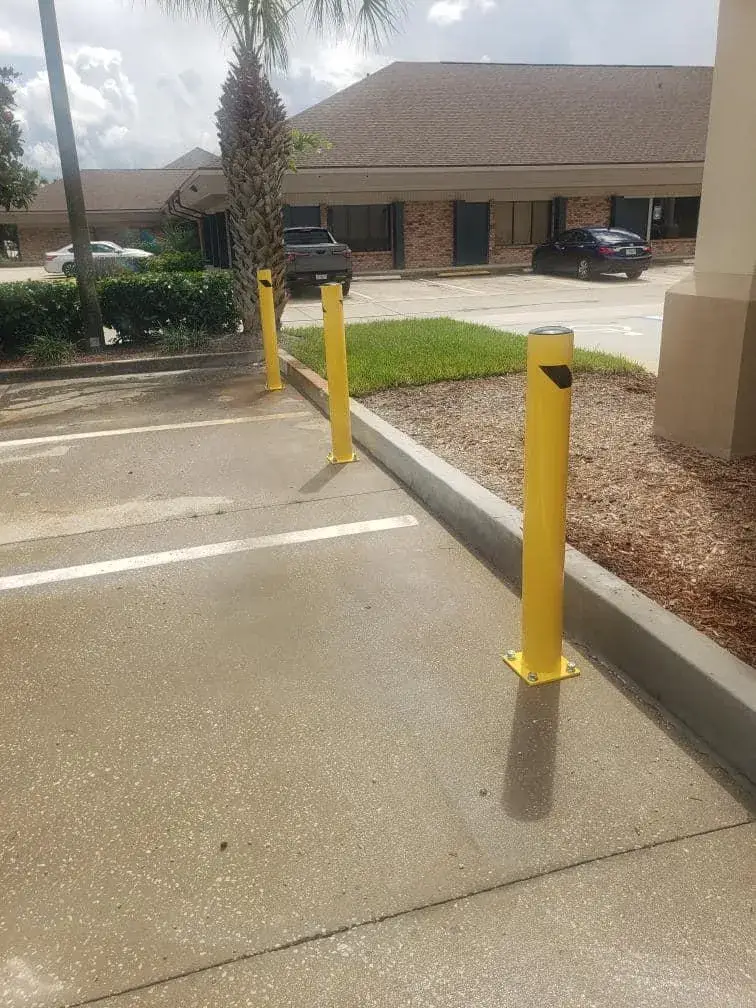 Bollards Installation for Green Hammer Concrete in Palm Bay, Florida