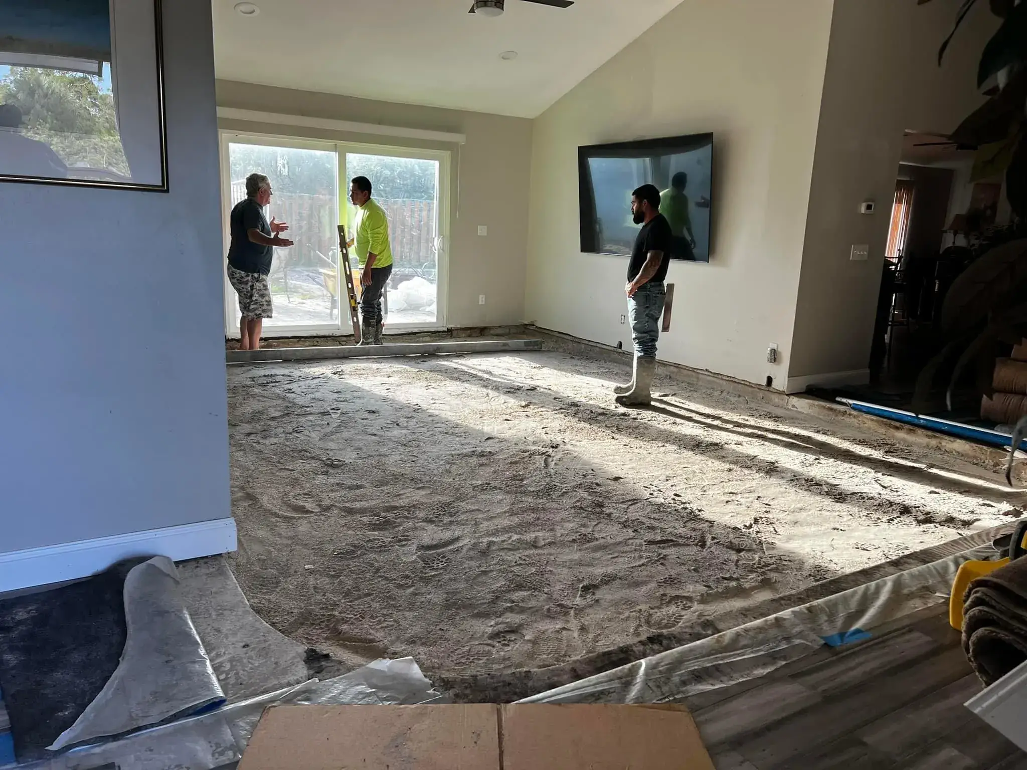 Fill-in Sunken Living Room
